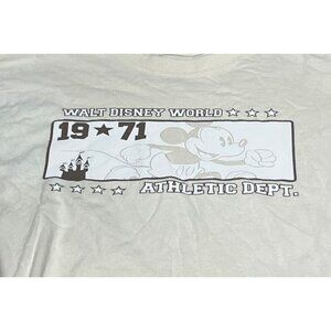 Walt Disney World Mickey Mouse 1971 Athletic Department Dept Tshirt Size XL Soft